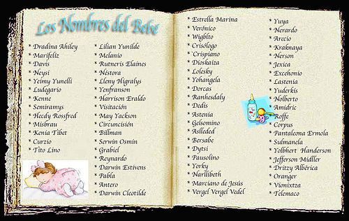 Nombres para bebés varones raros bonitos - Imagui